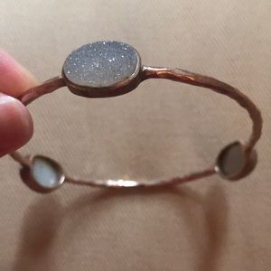 Henri Bendel Jeweled bangle rosegold